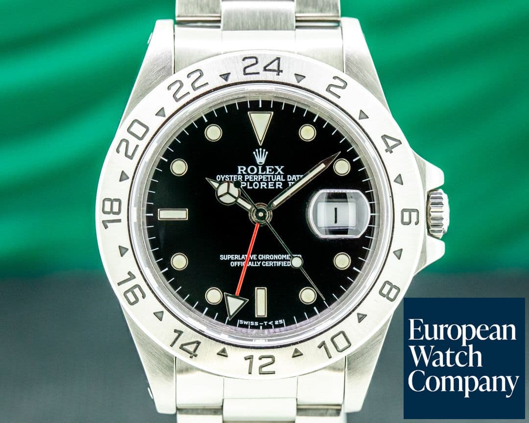 Image of Rolex Explorer II 16570 Black Dial 