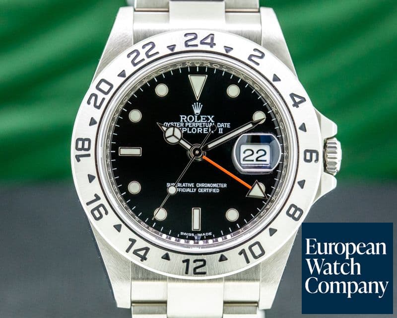 Image of Rolex Explorer II 16570 Black Dial VERY SHARP 2011