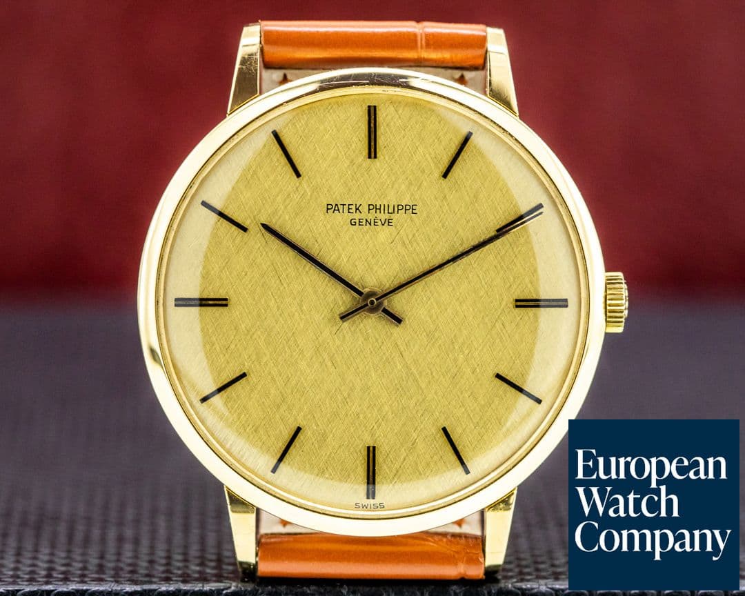 Image of Patek Philippe Vintage 3468 Manual Wind 18k Yellow Gold 1969