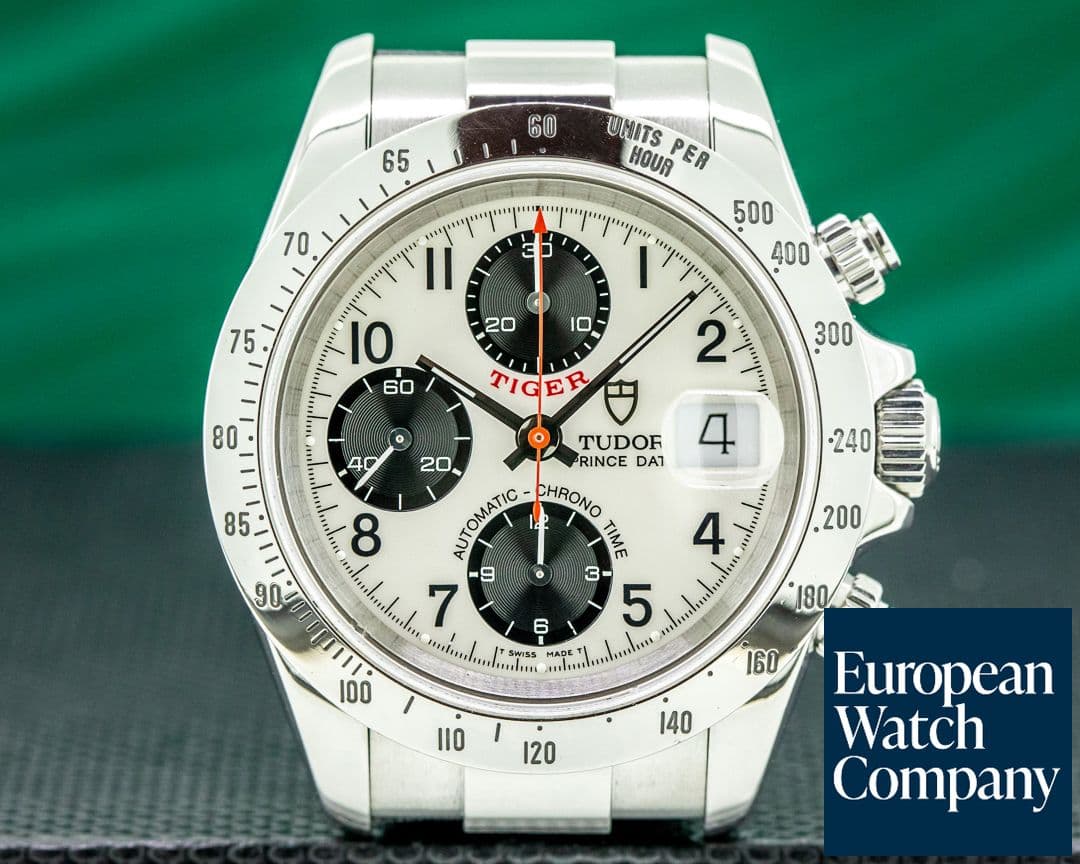 Image of Tudor Tudor Tiger 79280 Chronograph SS / Leather