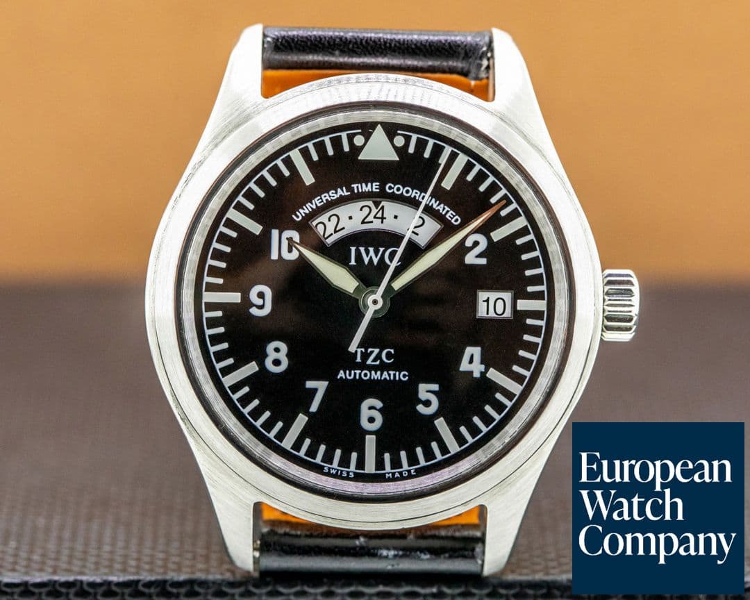 Image of IWC UTC Black Dial SS