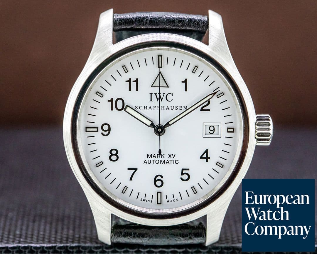 Image of IWC Mark XV 3253 White Dial SS RARE