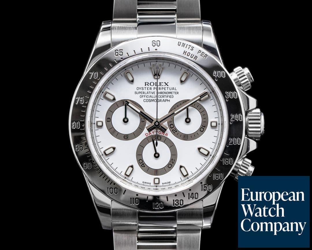 Image of Rolex Daytona 116520 White Dial SS FULL SET