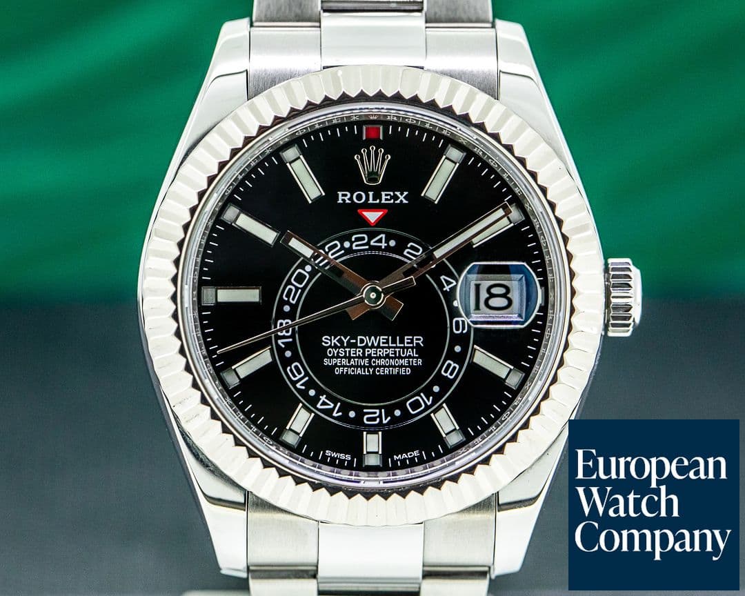 Image of Rolex Sky Dweller 326934 Steel Black Dial 