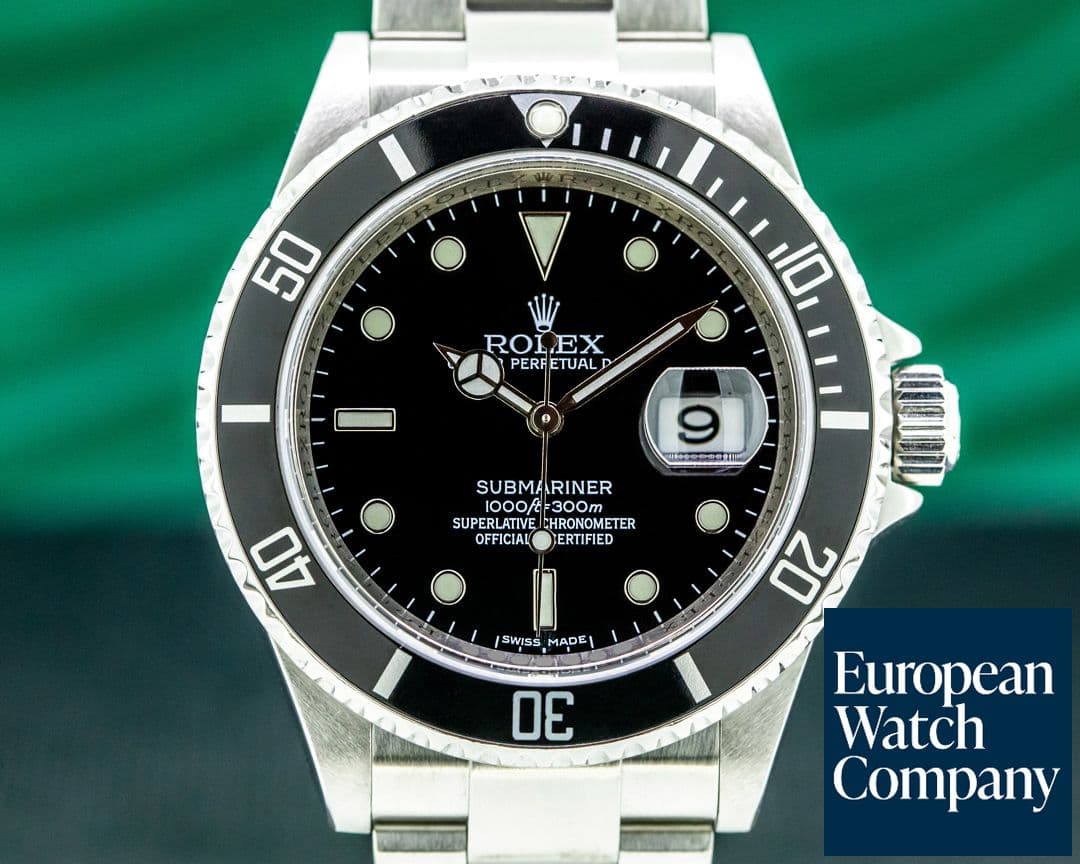 Image of Rolex Submariner 16610 Date SS 