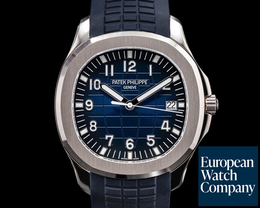 Image of Patek Philippe Aquanaut 5168G 18K White Gold / Blue Dial 2021