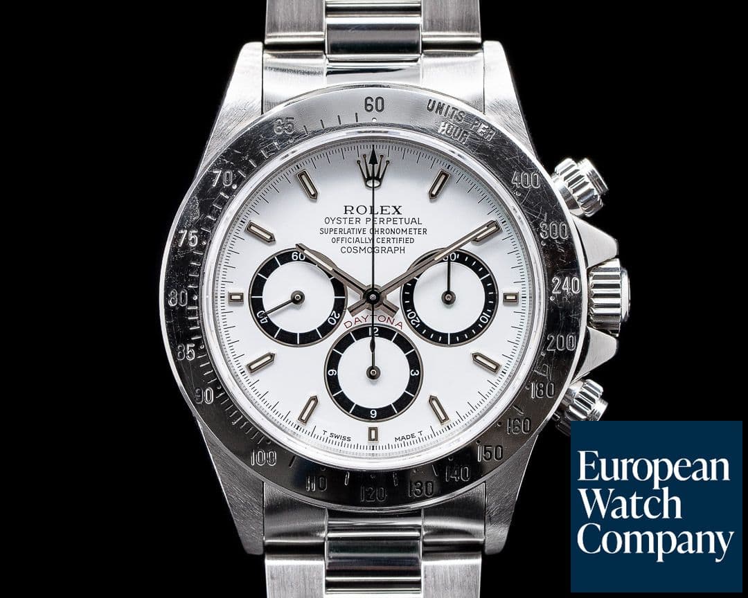 Image of Rolex Daytona SS White Dial Zenith Movement INVERTED 6 FULL SET