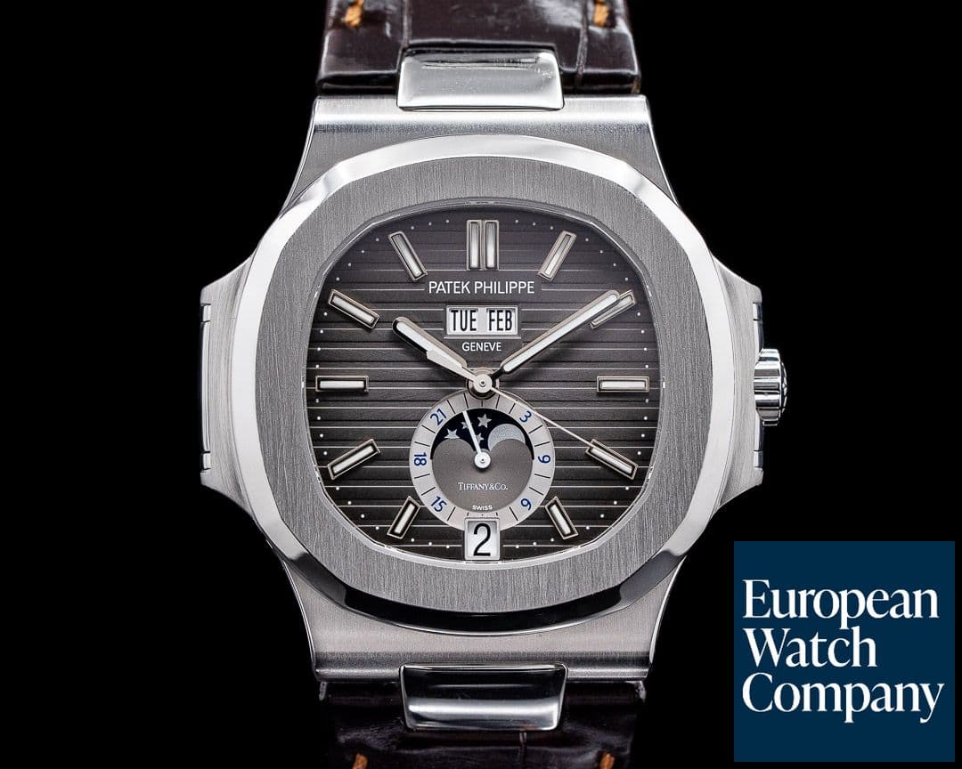 Image of Patek Philippe Nautilus 5726A Annual Calendar "TIFFANY & CO" SS RARE