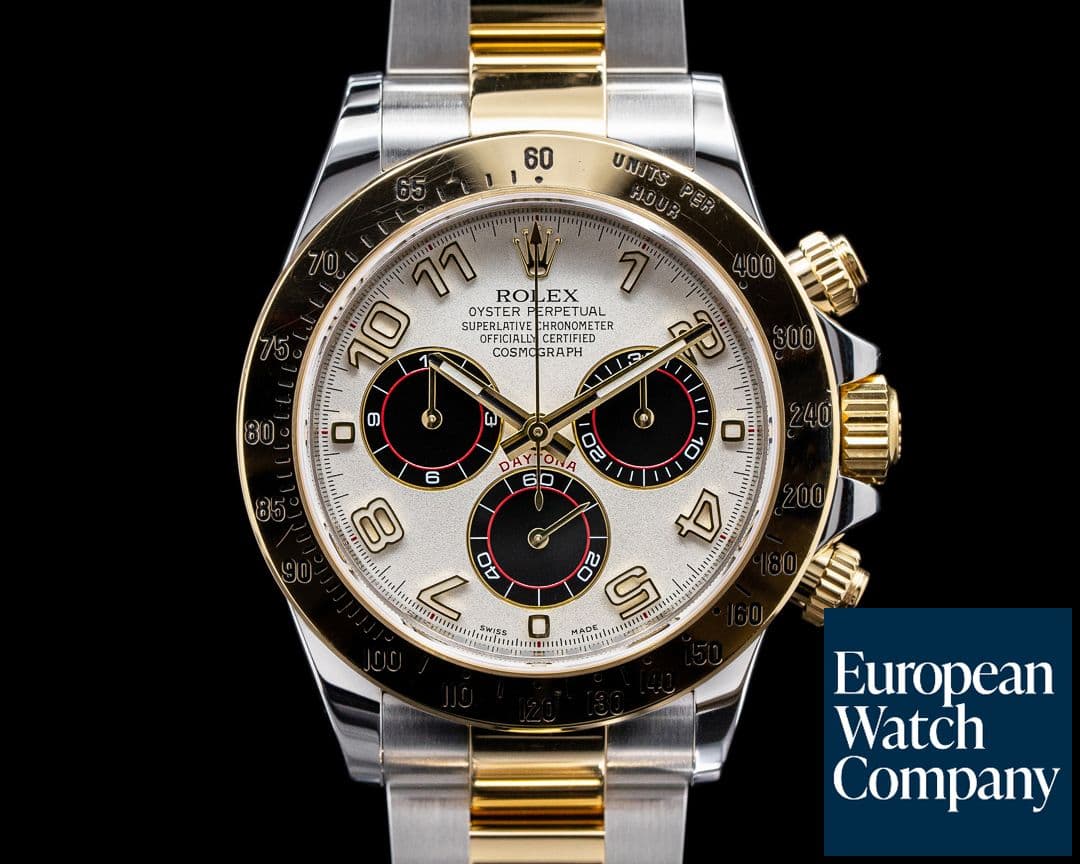Image of Rolex Daytona 116523 White "PANDA" Dial 18K Yellow Gold / SS 2019