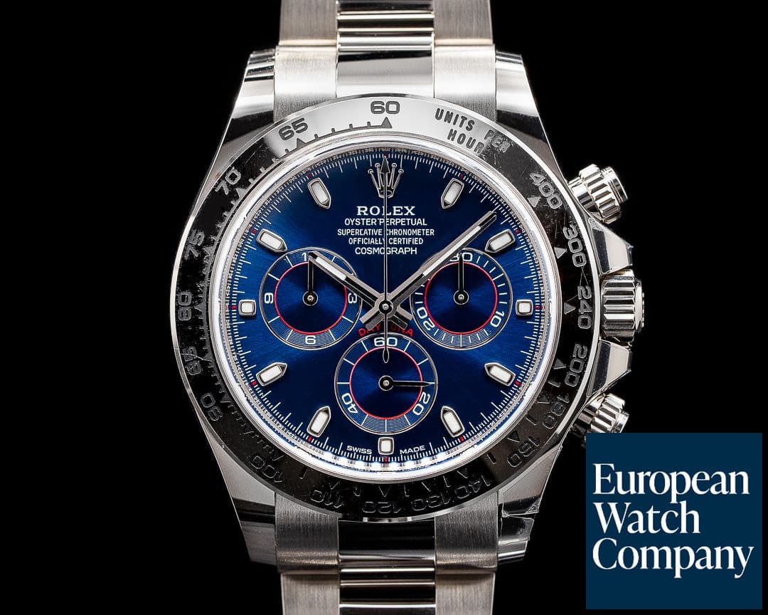 Image of Rolex Daytona 116509 Blue Dial 18K White Gold 