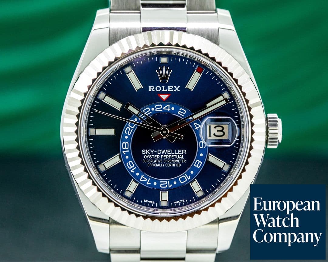 Image of Rolex Sky Dweller 326934 Steel Blue SS / Bracelet 