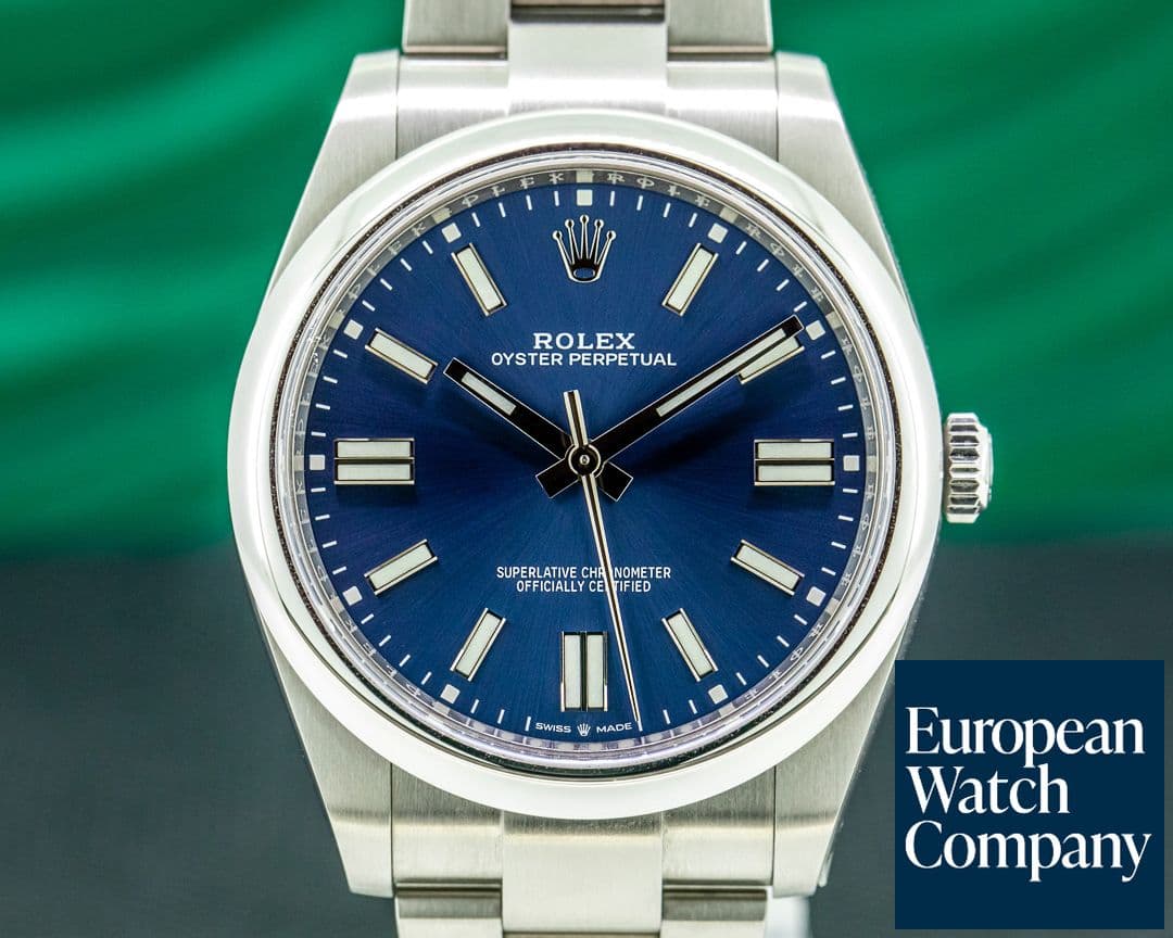 Image of Rolex Oyster Perpetual 124300 41mm SS / Blue Dial 2020 UNWORN