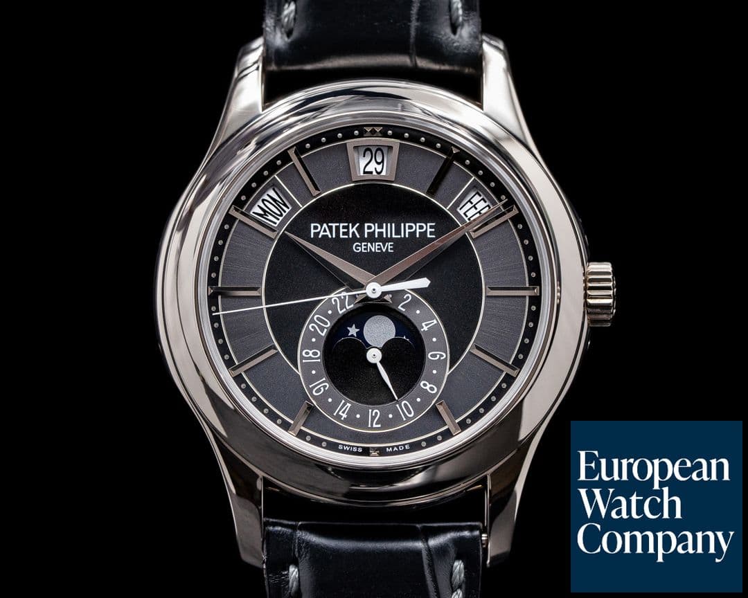 Image of Patek Philippe Annual Calendar Grey Dial 5205G 18K White Gold 

