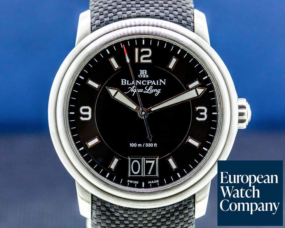 Image of Blancpain Aqualung Big Date Black Dial VLADAMIR PUTIN Limited SS
