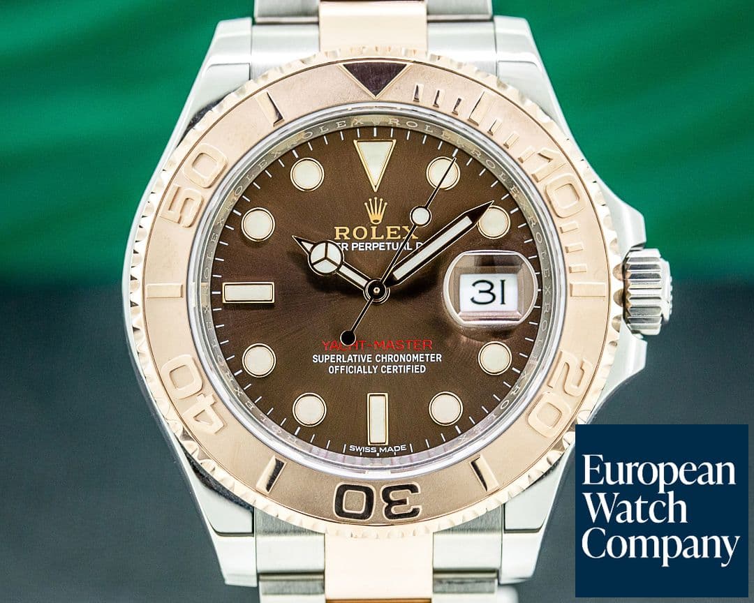 Image of Rolex Yacht Master 116621  18K / SS Chocolate Dial