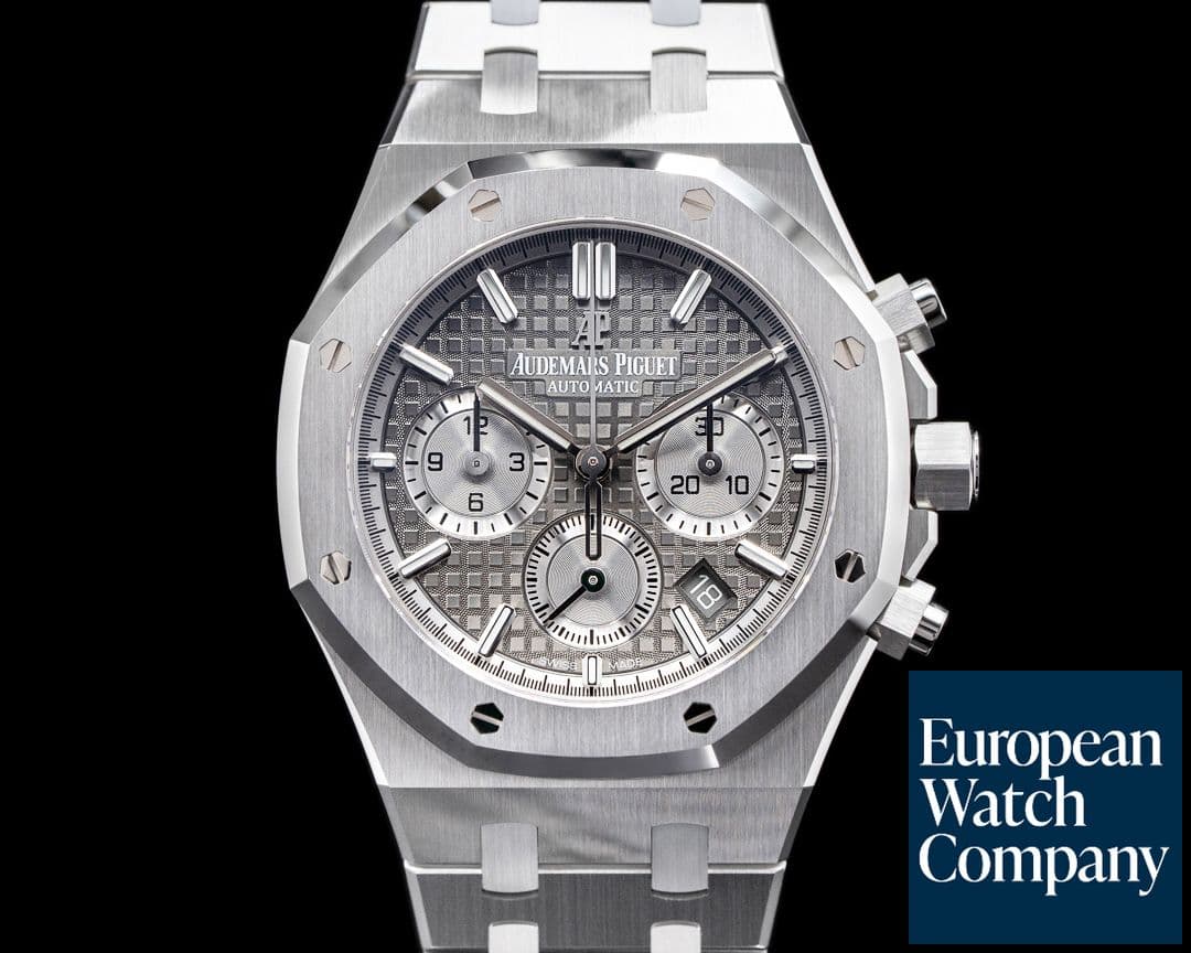Image of Audemars Piguet Royal Oak 26315ST Chronograph Ruthenium Dial SS 38MM