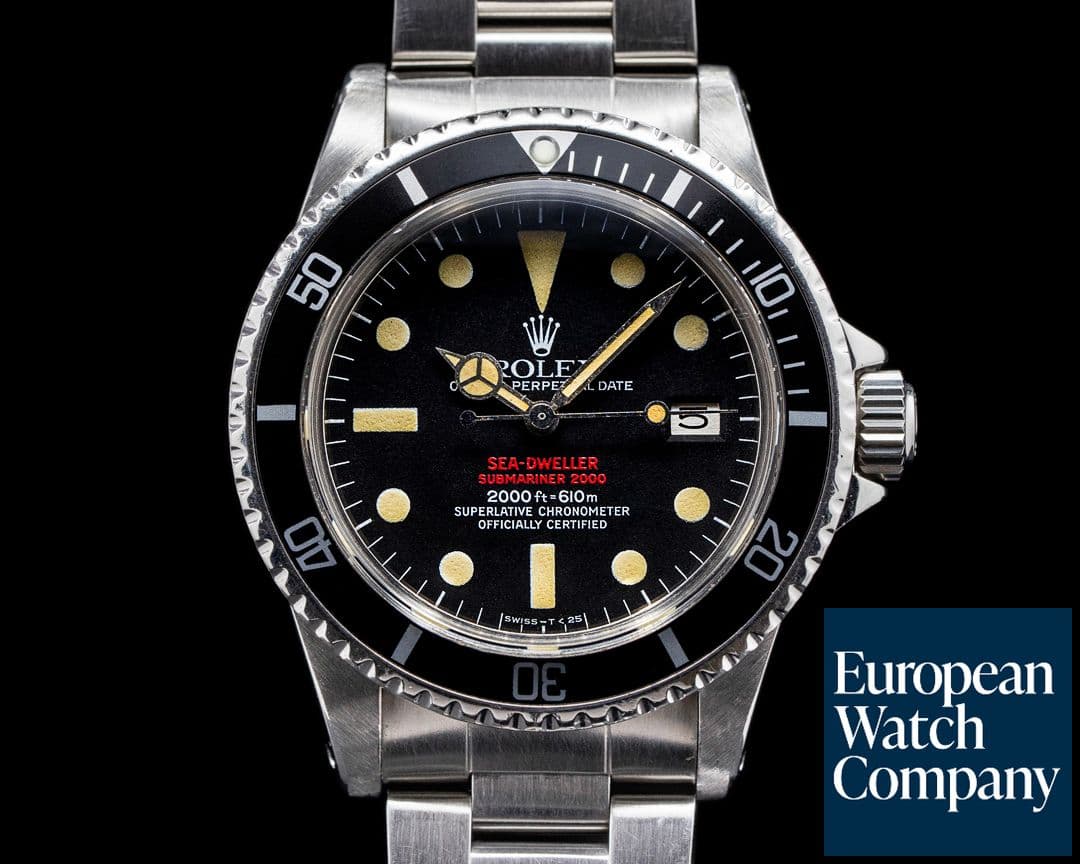 Image of Rolex Vintage 1665 "Double Red" Sea Dweller Mark IV Dial c. 1976