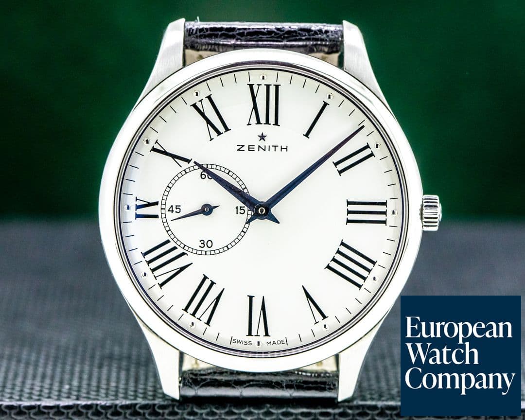 Image of Zenith Elite Ultra Thin White Dial SS