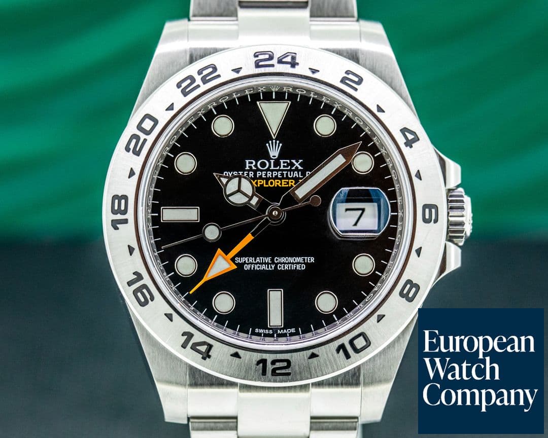 Image of Rolex Explorer II Black Dial SS / SS 