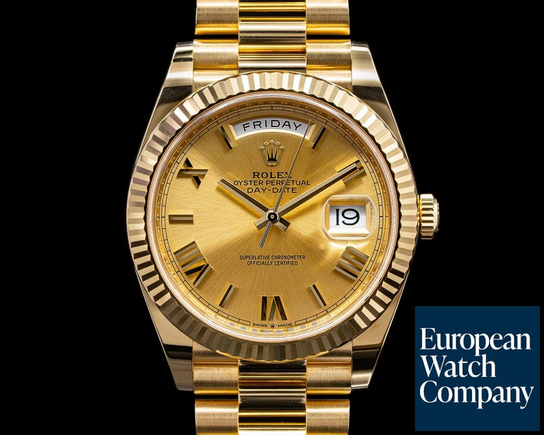 Image of Rolex Day Date 228238 Presidential 40mm Yellow Gold Roman