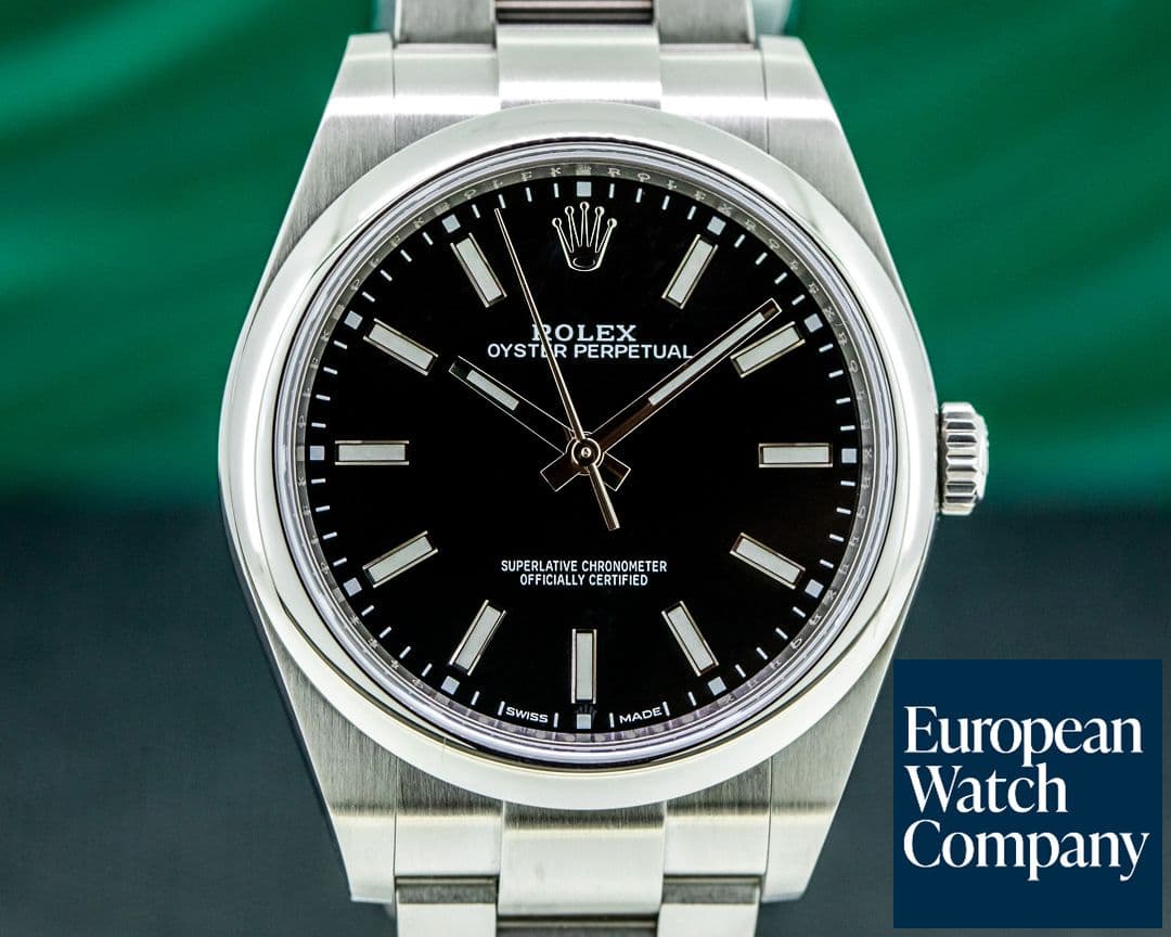 Image of Rolex Oyster Perpetual 114300 SS Black Stick Dial 