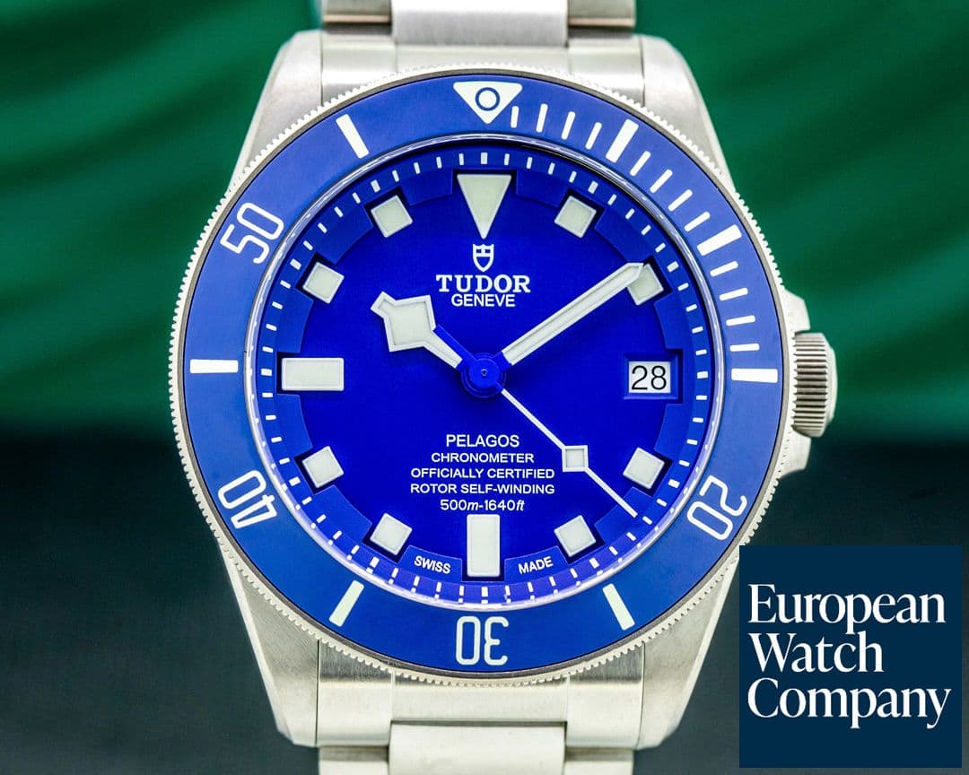 Image of Tudor Pelagos Blue Dial In-House Caliber Titanium 