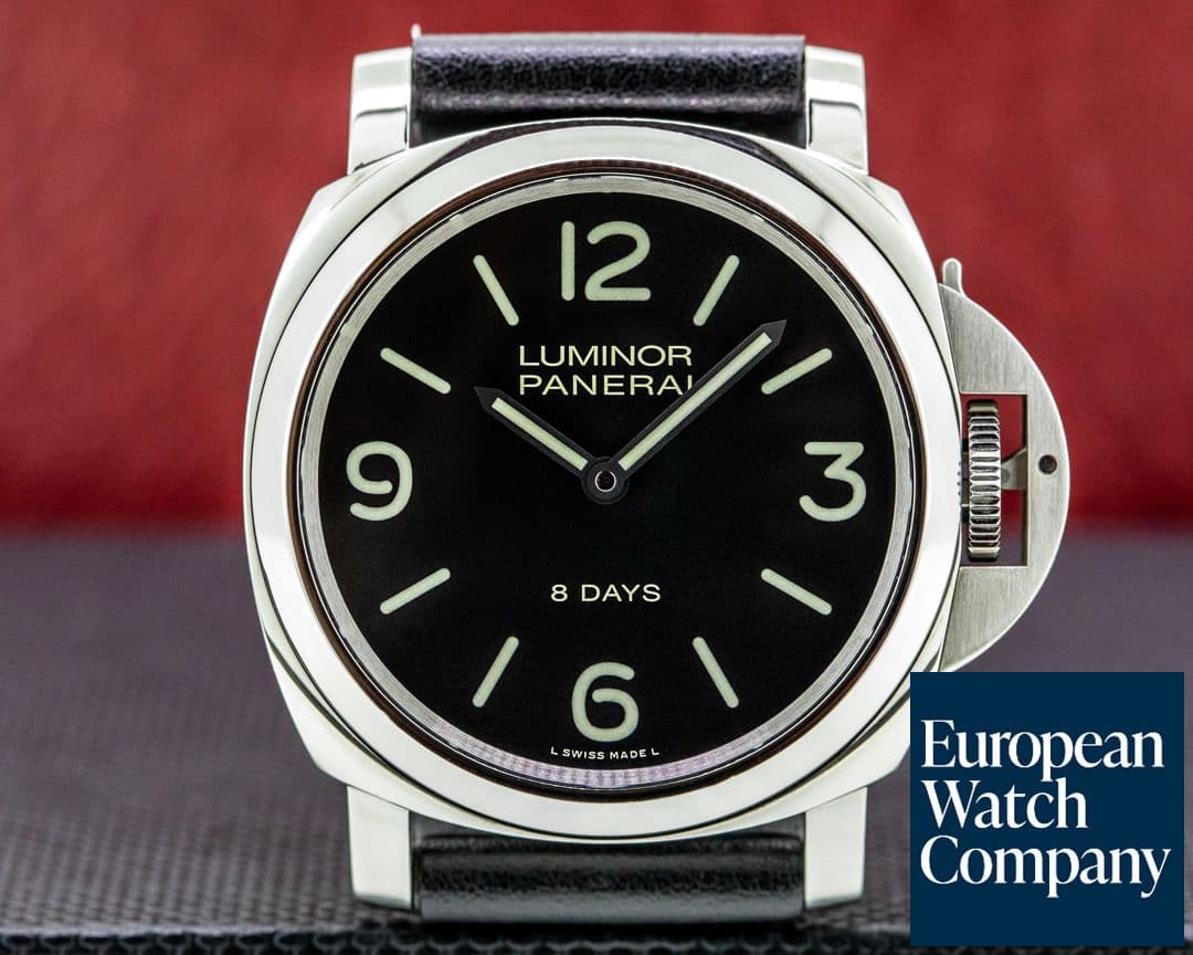 Image of Panerai Luminor Base 8 Days Black Sandwich Dial 