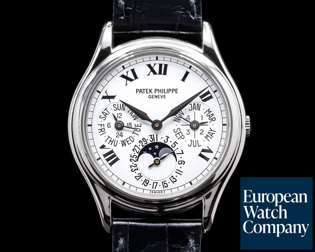 Image of Patek Philippe Perpetual Calendar 3940P White Dial Roman Platinum POSSIBLY UNIQUE