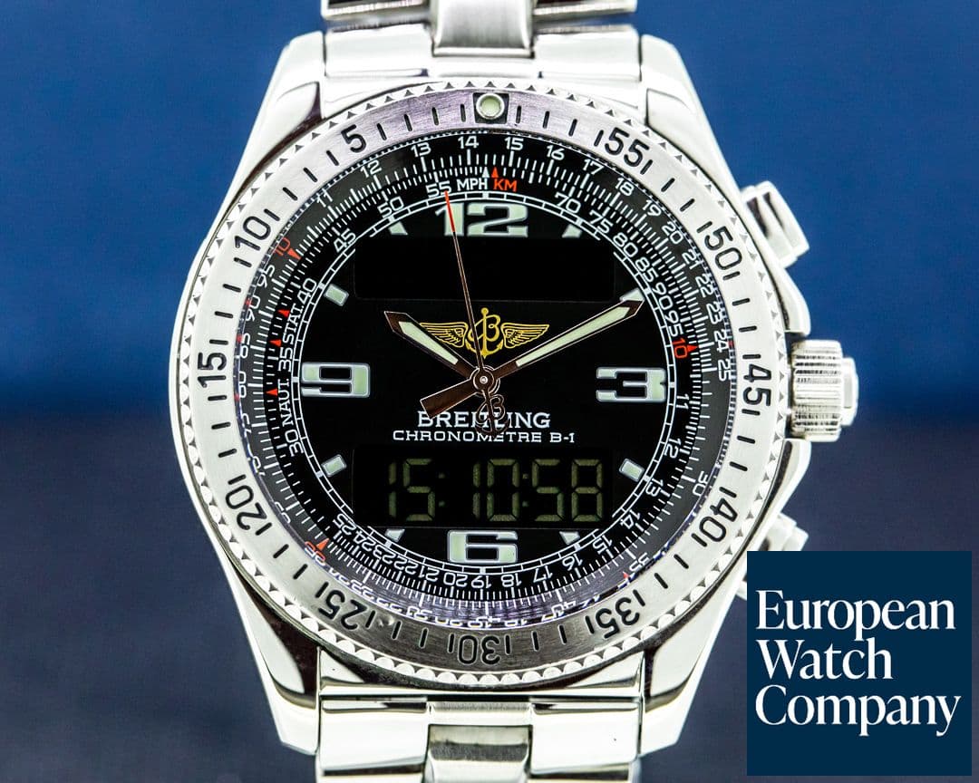 Image of Breitling B1 Black Dial SS / Bracelet 