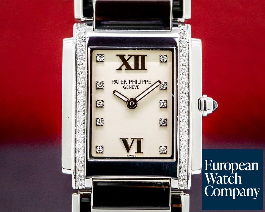 Image of Patek Philippe Twenty-4 4910 Cream Dial SS 

