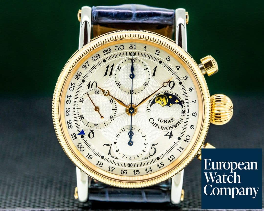 Image of Chronoswiss Lunar Chronograph SS / 18K 
