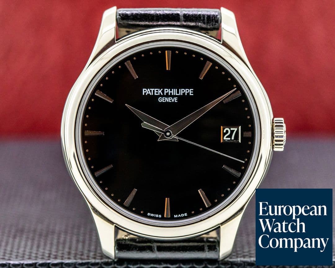 Image of Patek Philippe Calatrava 5227G Automatic 18K White Gold Black Dial 