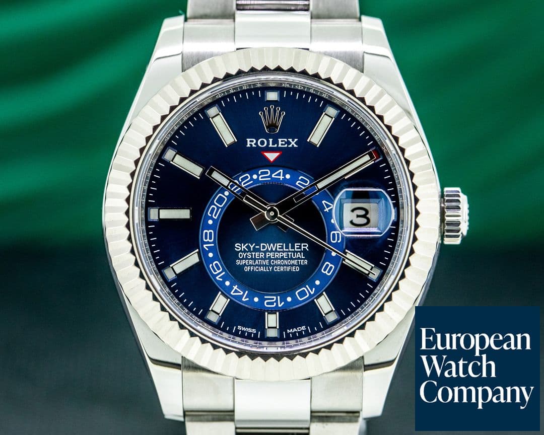 Image of Rolex Sky Dweller 326934 Steel Blue SS 