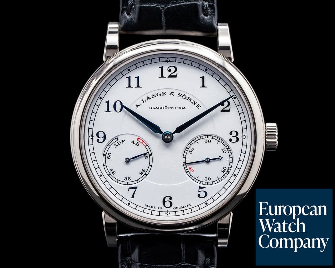 Image of A. Lange and Sohne 1815 Up & Down CELLINI 40th Anniversary 18K White Gold