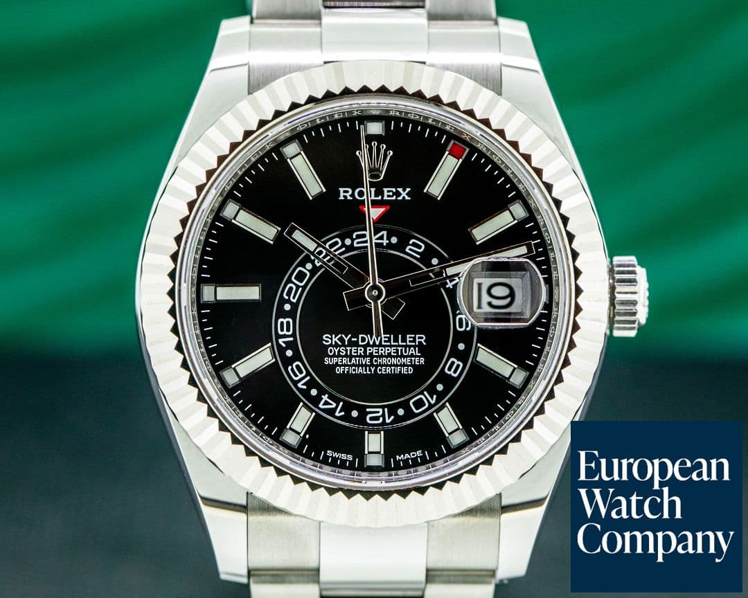 Image of Rolex Sky Dweller 326934 Steel Black Dial 