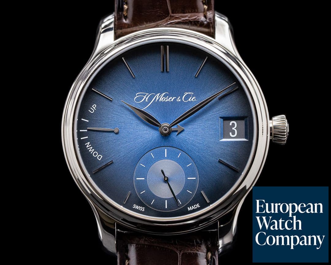 Image of H. Moser & Cie Endeavour Perpetual Calendar 1 18k White Gold 