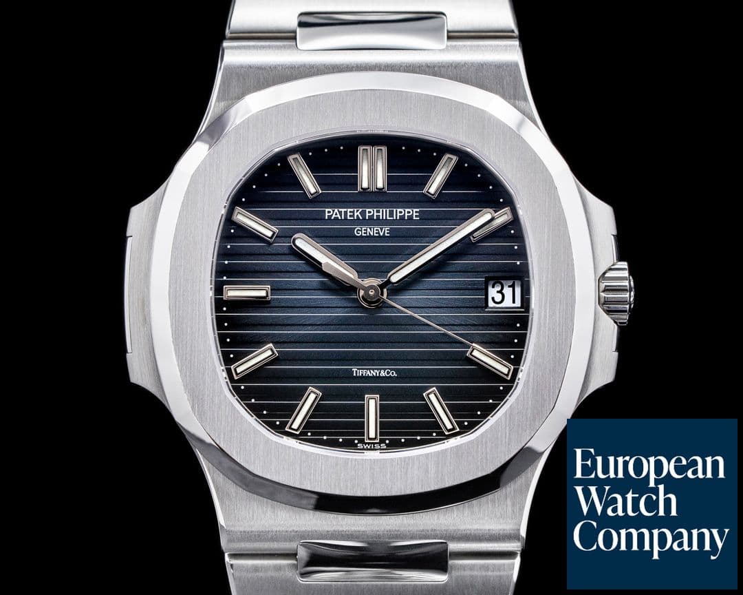 Image of Patek Philippe Jumbo Nautilus 5711 "TIFFANY & CO" Blue Dial FULL SET 