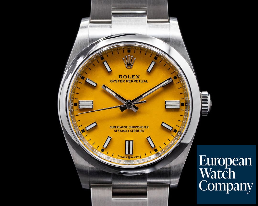 Image of Rolex Oyster Perpetual 126000 36MM SS Yellow UNWORN 2021