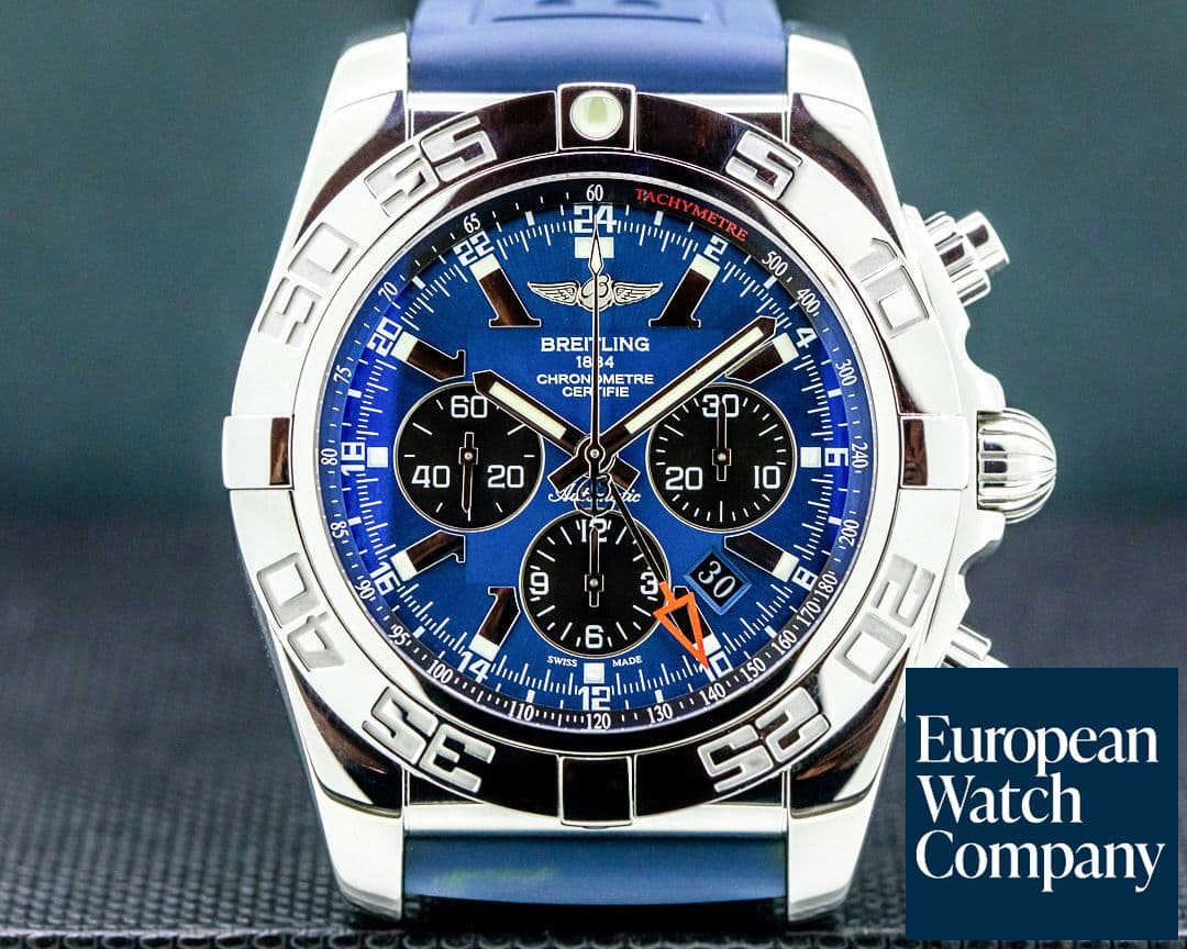 Image of Breitling Chronomat GMT 47 Blue Dial SS