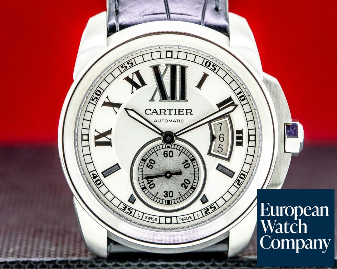 Image of Cartier Calibre de Cartier Automatic Silver Dial SS / SS 