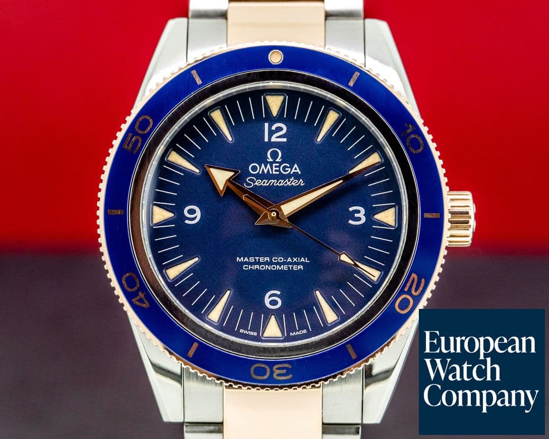 Image of Omega Omega SeaMaster 300M Master Co-Axial 41mm Automatic Blue Dial Titanium 1