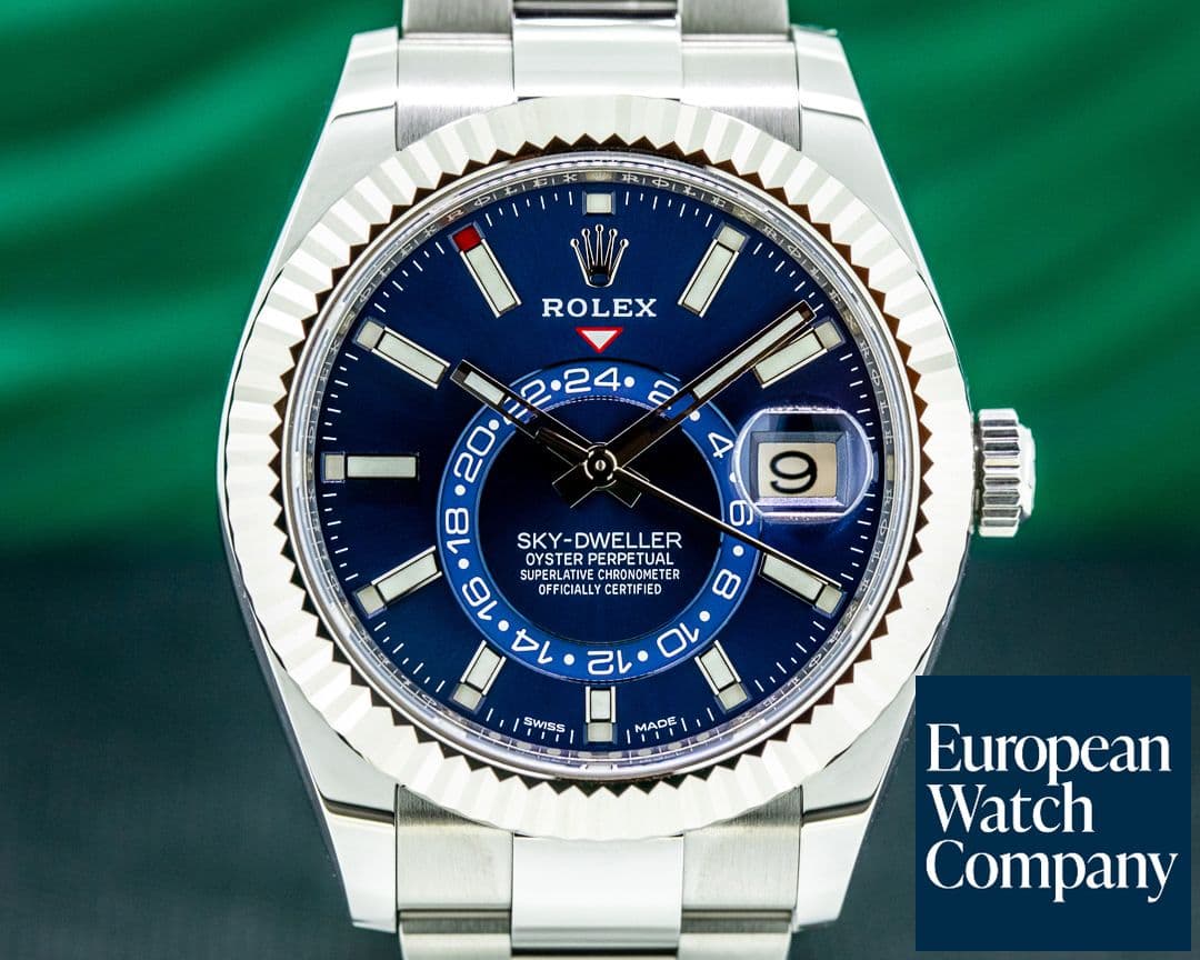 Image of Rolex Sky Dweller Steel Blue SS / SS UNWORN