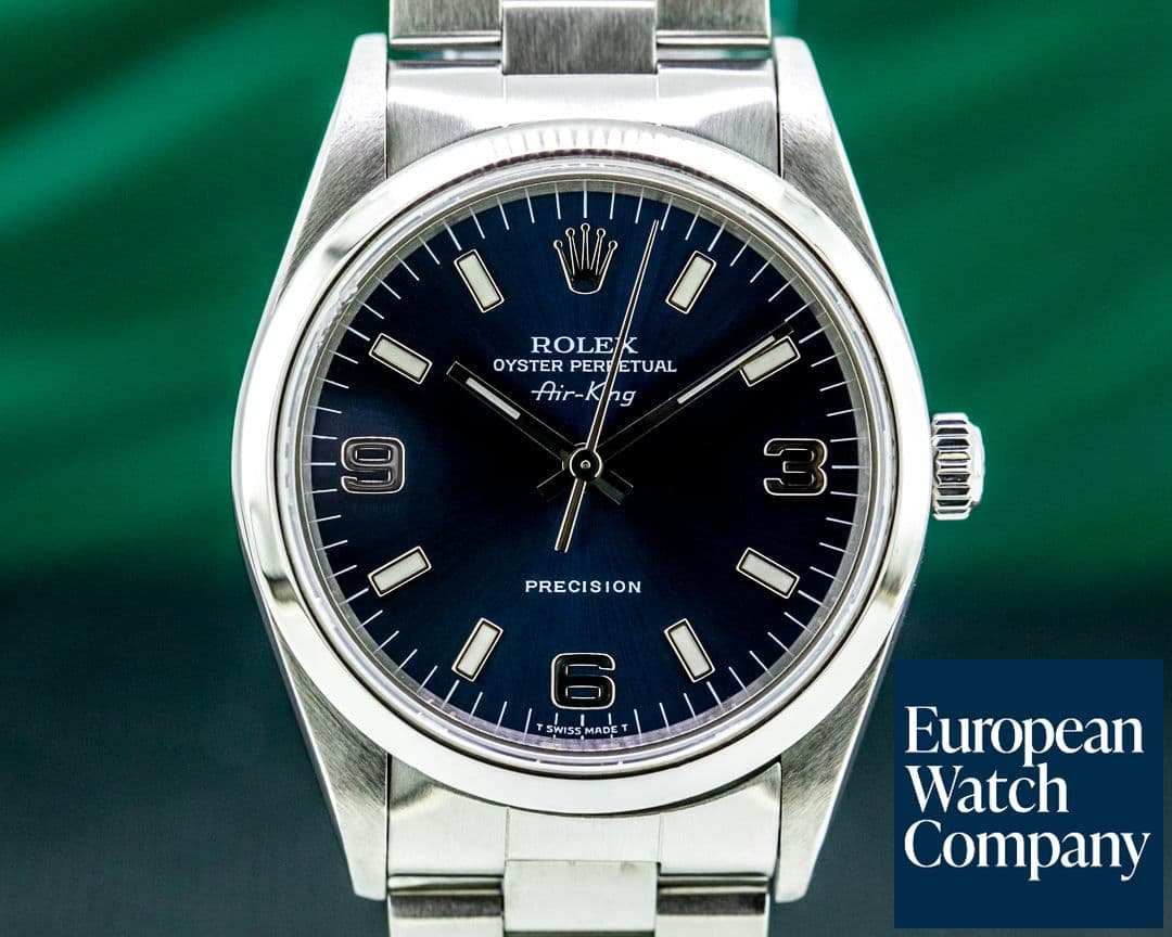 Image of Rolex Air King Blue Dial SS