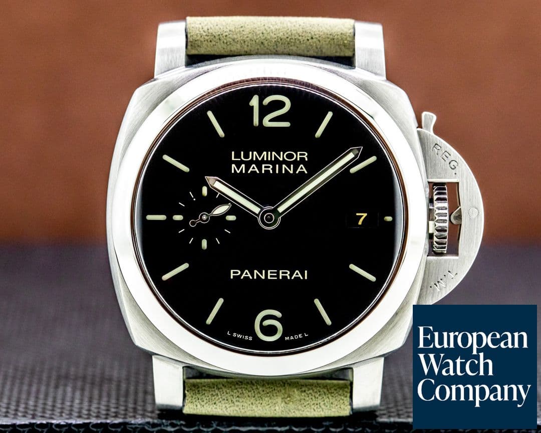 Image of Panerai Luminor Automatic SS Black Dial 42MM
