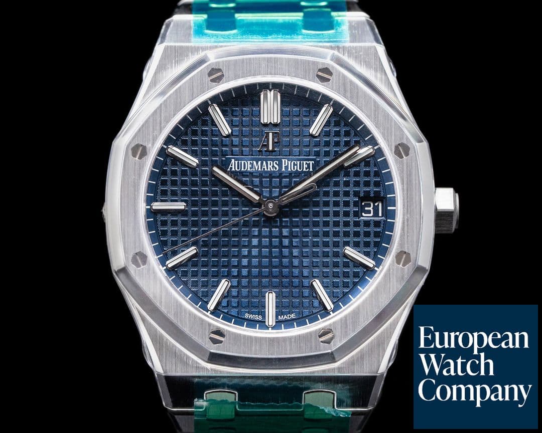 Image of Audemars Piguet Royal Oak Blue Dial 15500ST UNWORN 2021