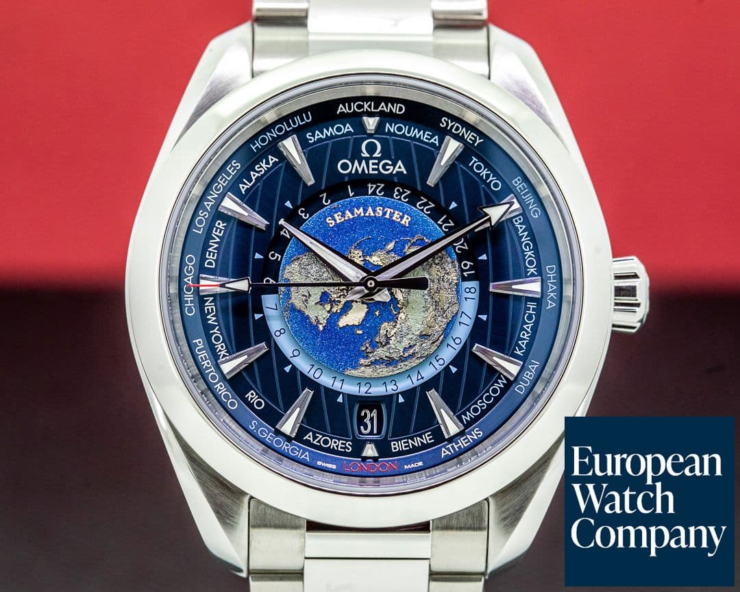 Image of Omega Aqua Terra Co-Axial Master Chronometer GMT Worldtimer