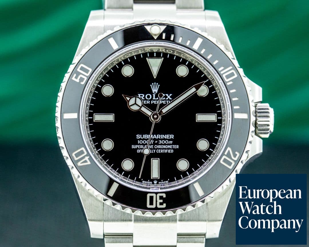 Image of Rolex Submariner 124060 No Date Ceramic Bezel 41MM 
