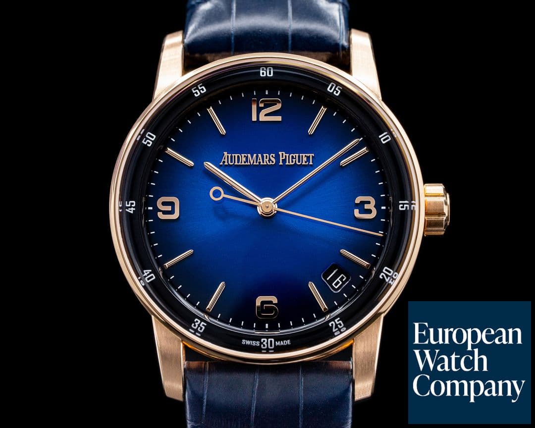 Image of Audemars Piguet Code 11:59 Automatic 18k Rose Gold / Blue Dial