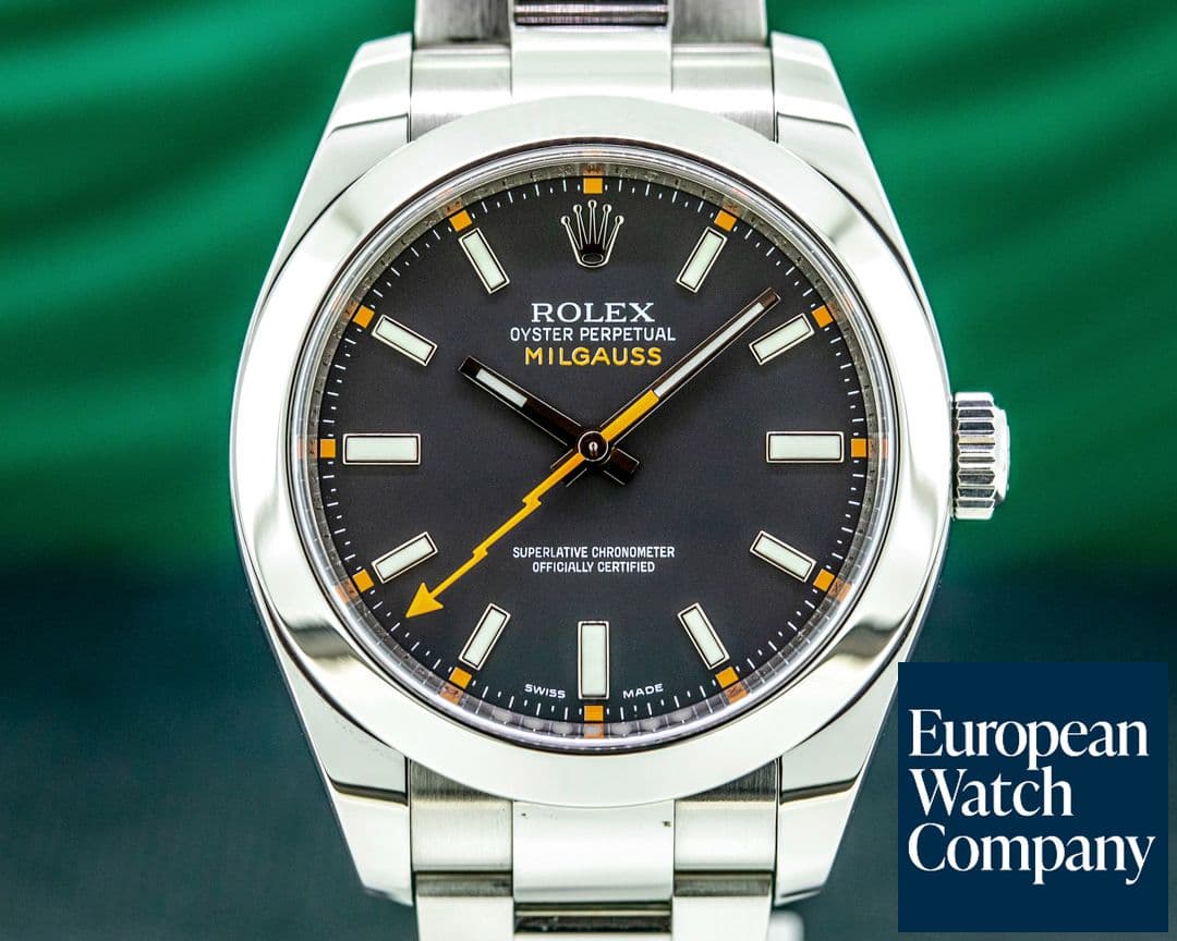 Image of Rolex Milgauss SS Black Dial DISCONTINUED
