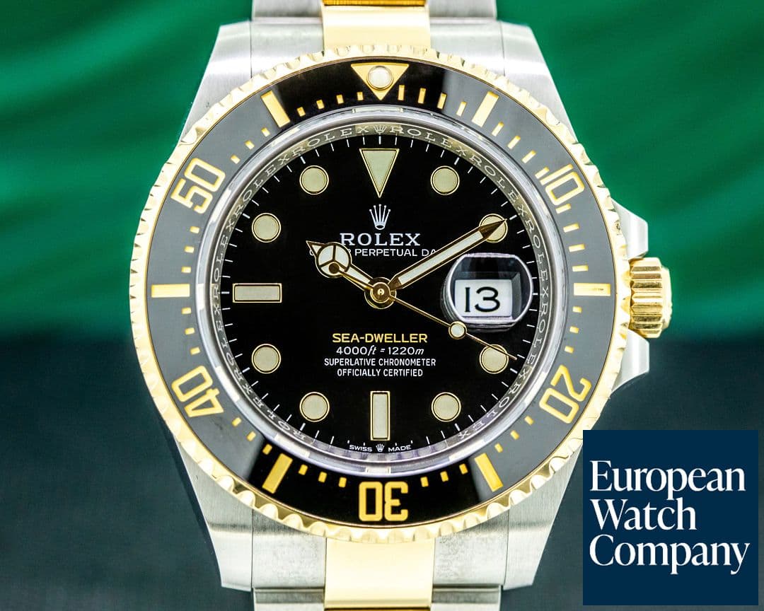 Image of Rolex Sea Dweller "Two-Tone" SS/18k Yellow Gold 